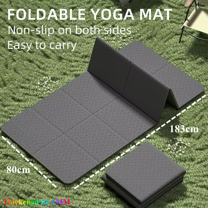 Pilates Yoga For Beginners - 183cmx80x0.6cm Yoga Mat Exercise Yoga and