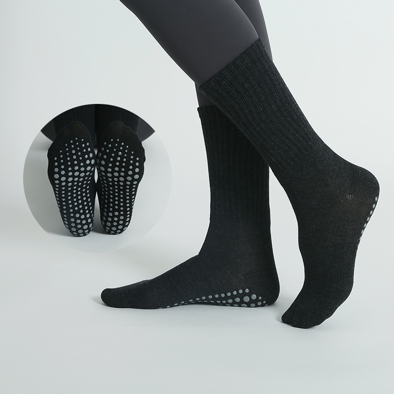 Pilates Yoga Hose - Women Yoga Socks Mid-tube Cotton Professional