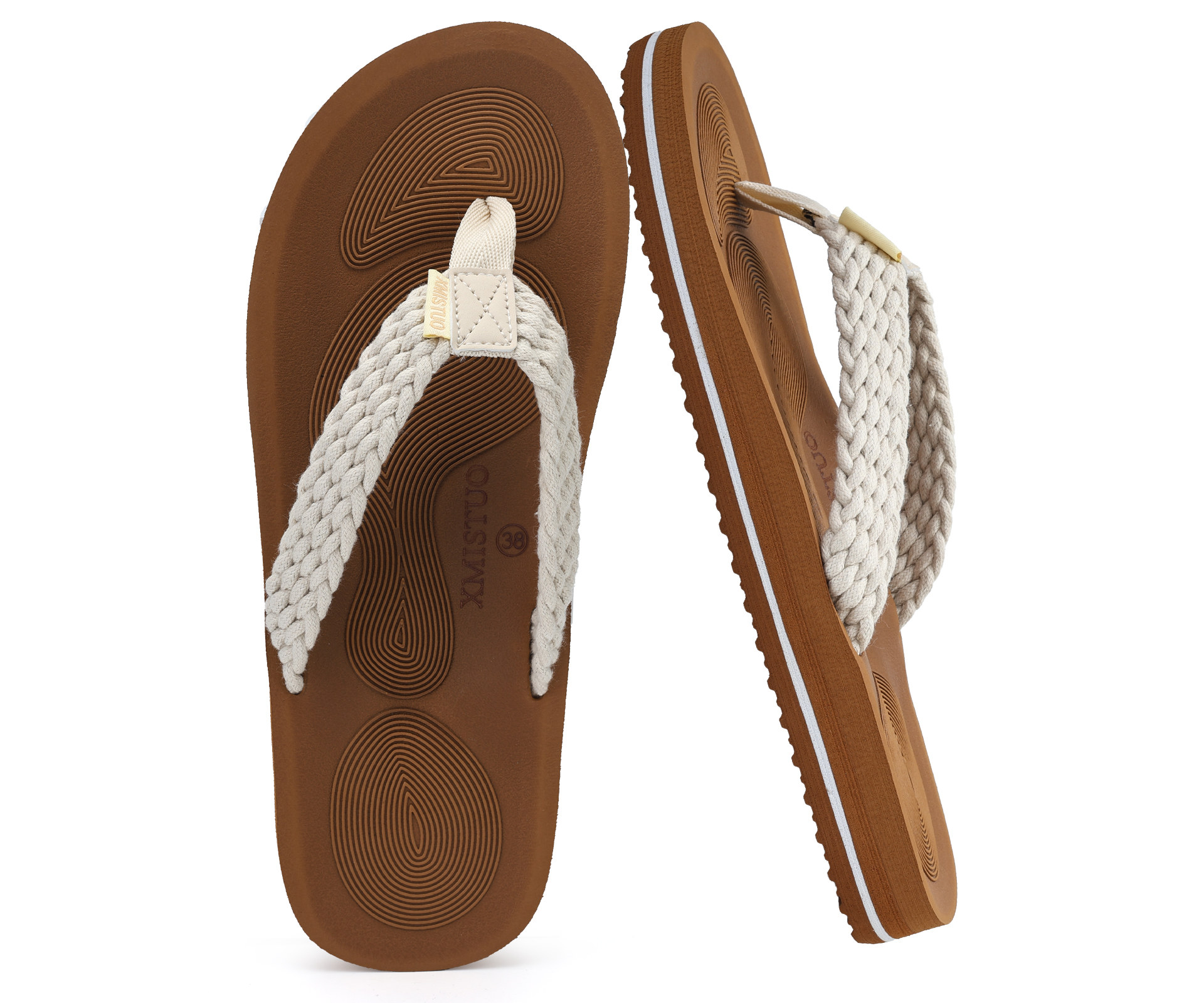 Pilates Yoga Outfit - Flip Flops for Women with Arch