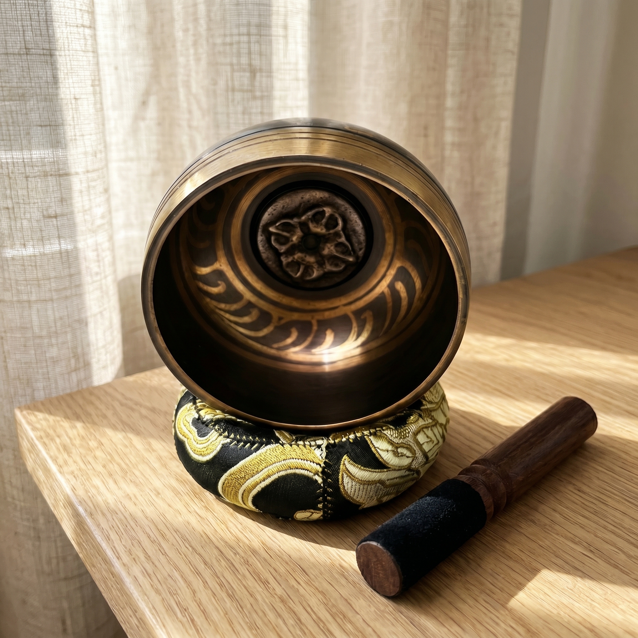Pilates Yoga Outfit - Miwayer Lotus Tibetan Singing Bowl Set,