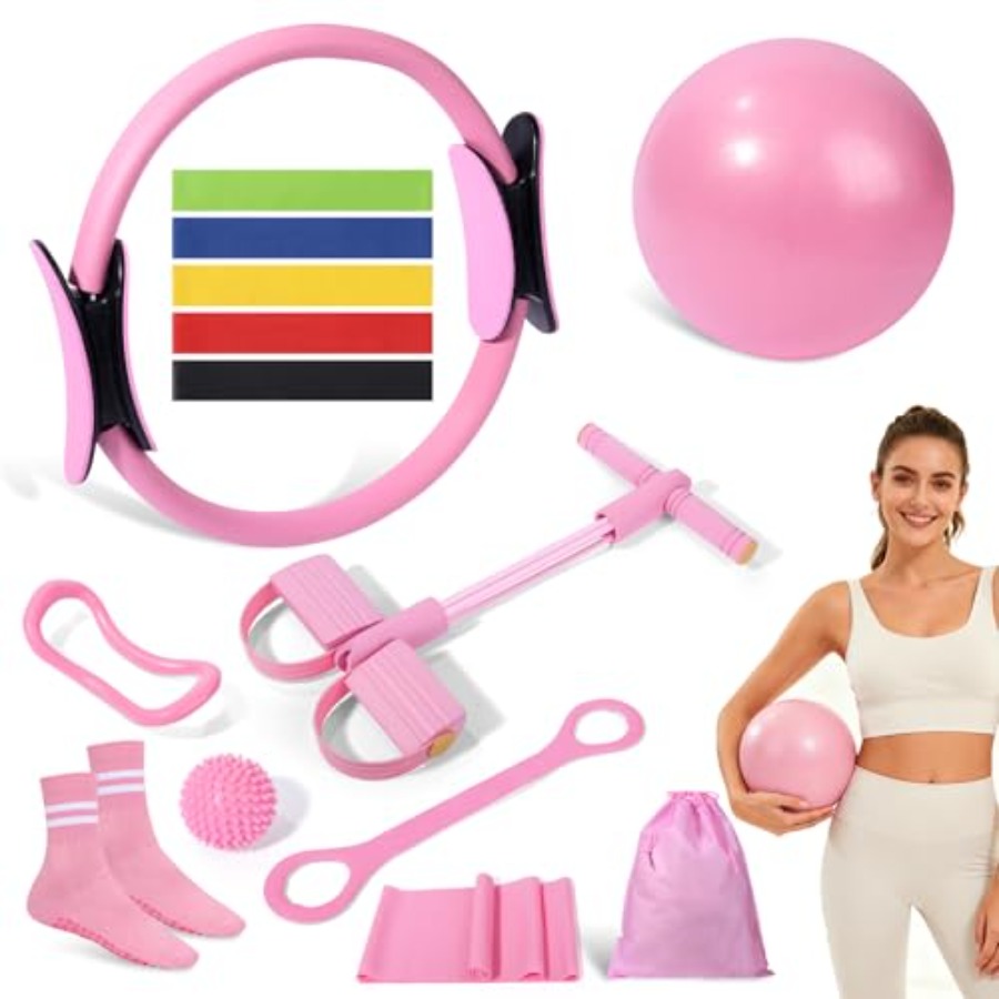 Pilates Yoga Kit - Pilates Kit 14 Pcs, Pilates Essentials