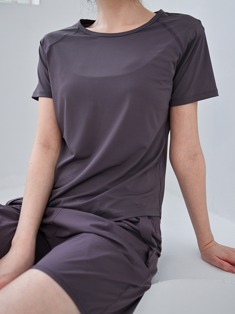 Breathable Thin Yoga T-Shirt f - огляд і ціна Pilates Yoga Morning