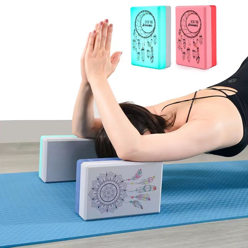Two Colors EVA Yoga Blocks Gym - огляд і ціна Pilates Yoga Block Exercises
