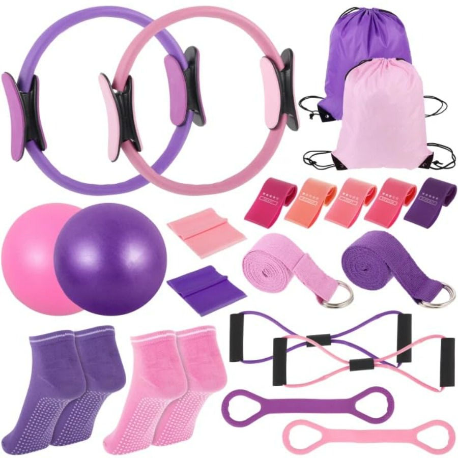 21 Pcs Pilates Ring Circle Set - огляд і ціна Pilates Yoga Bag