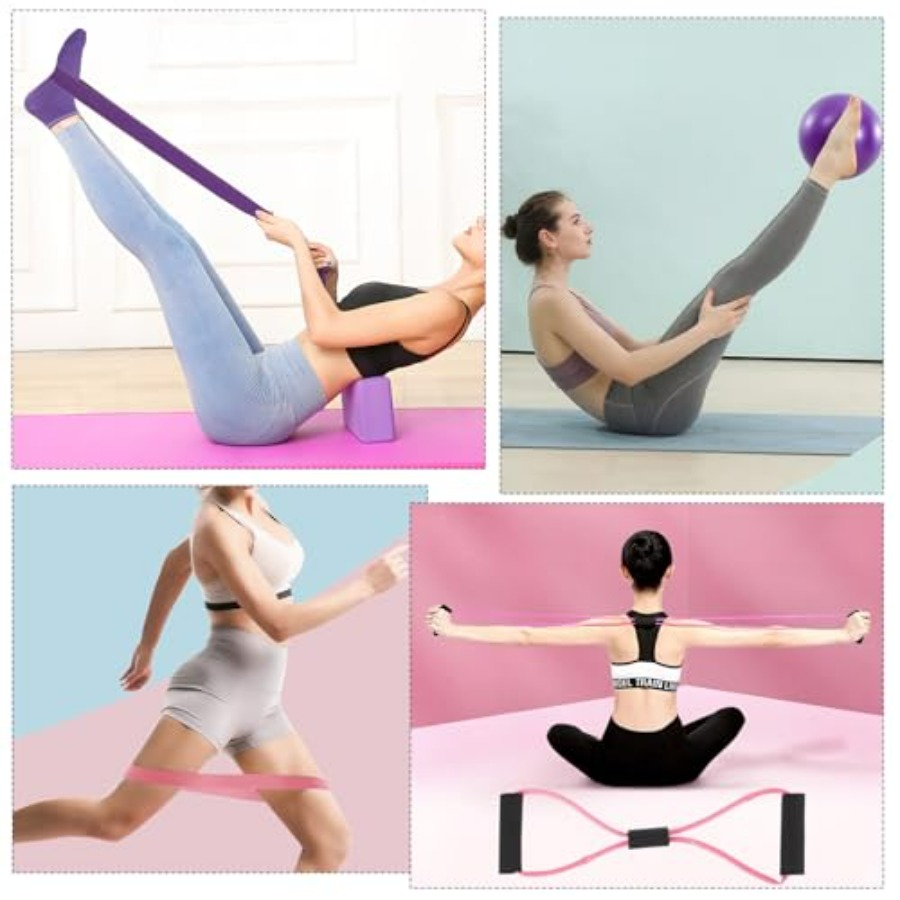 21 Pcs Pilates Ring Circle Set - огляд і ціна Pilates Yoga Bag