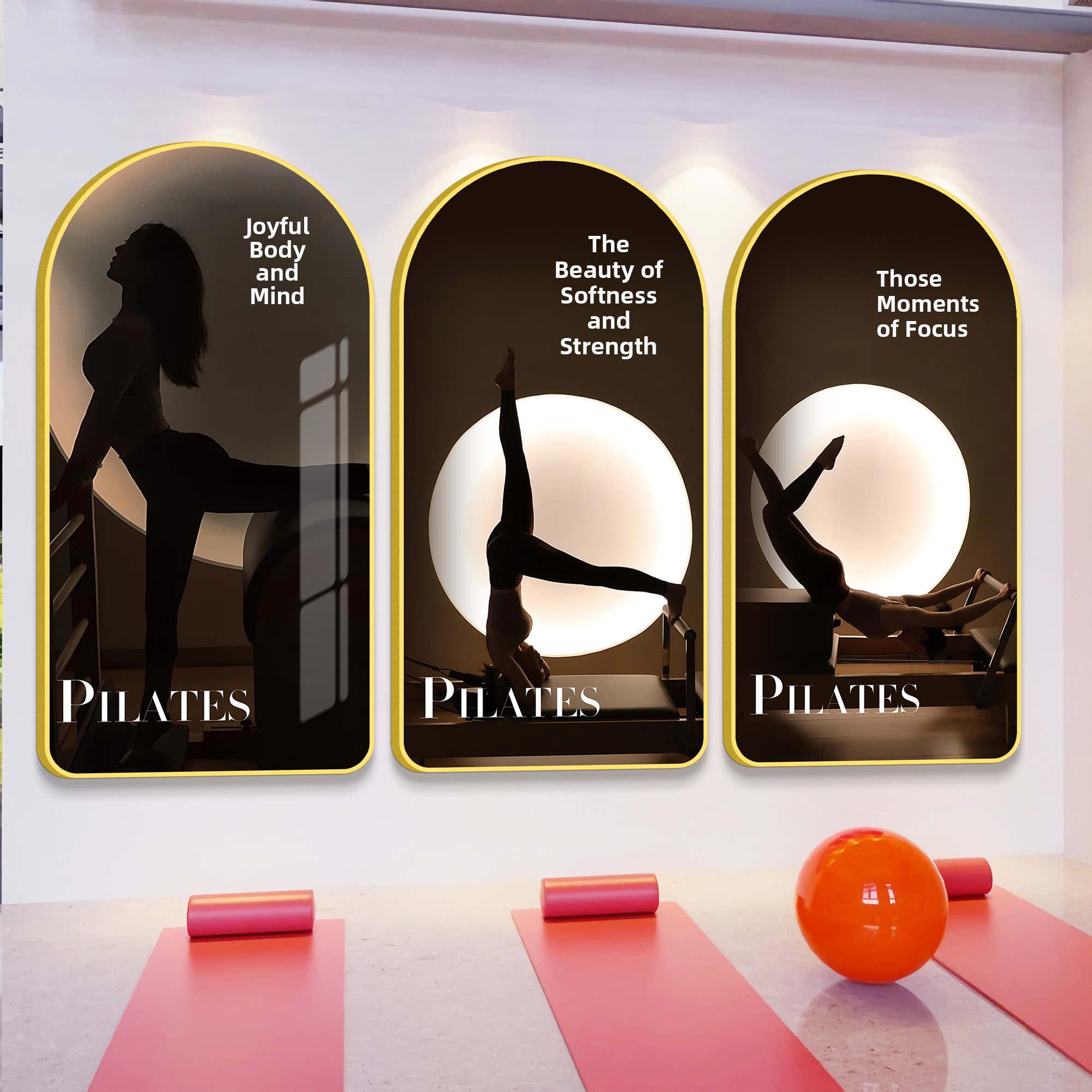 Modern Yoga Studio Wall Decora - огляд і ціна Pilates Yoga Classes