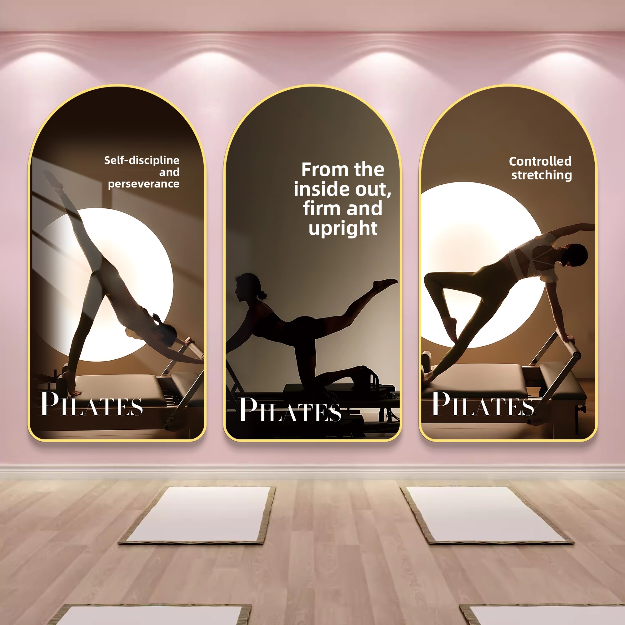 Modern Yoga Studio Wall Decora - огляд і ціна Pilates Yoga Classes