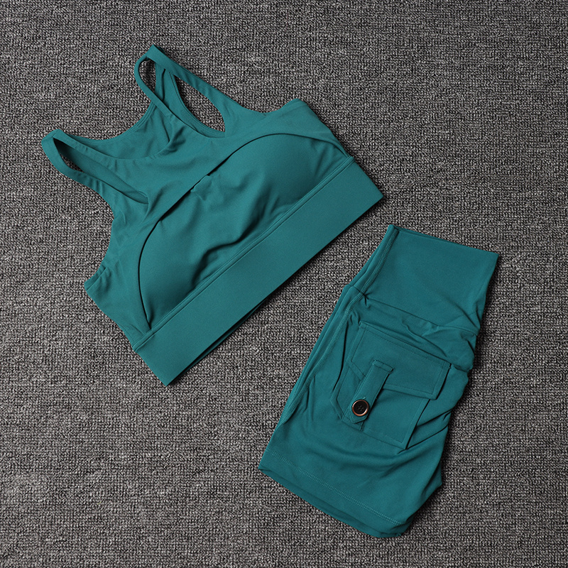 Fitness Shorts Yoga Sets Women - огляд і ціна Pilates Yoga Outfit