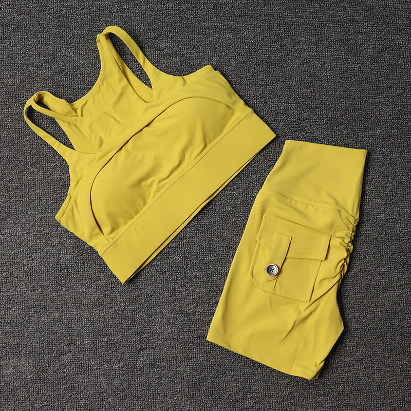 Fitness Shorts Yoga Sets Women - огляд і ціна Pilates Yoga Outfit