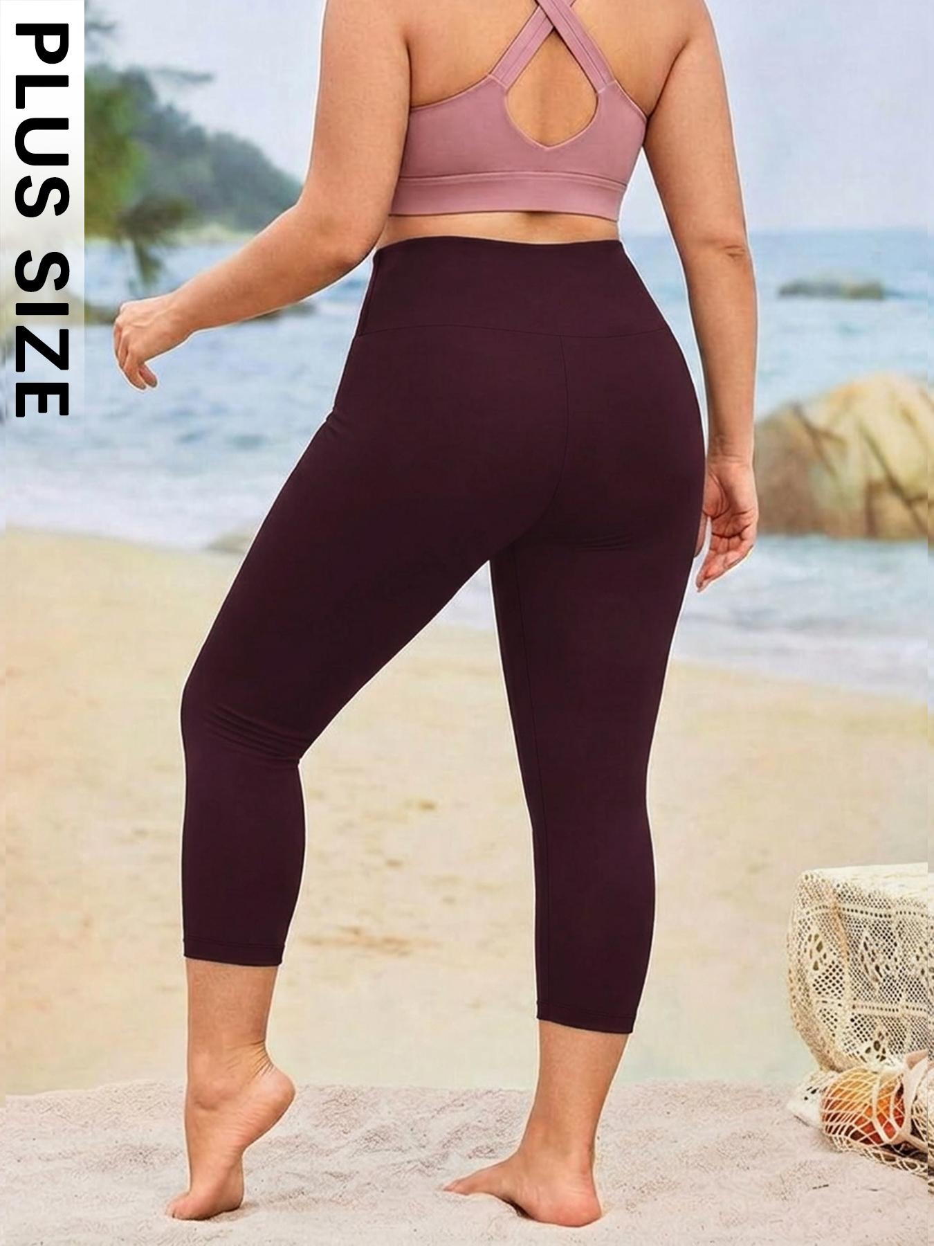 Plus Size Women's High Waisted - огляд і ціна Pilates Yoga Outfit