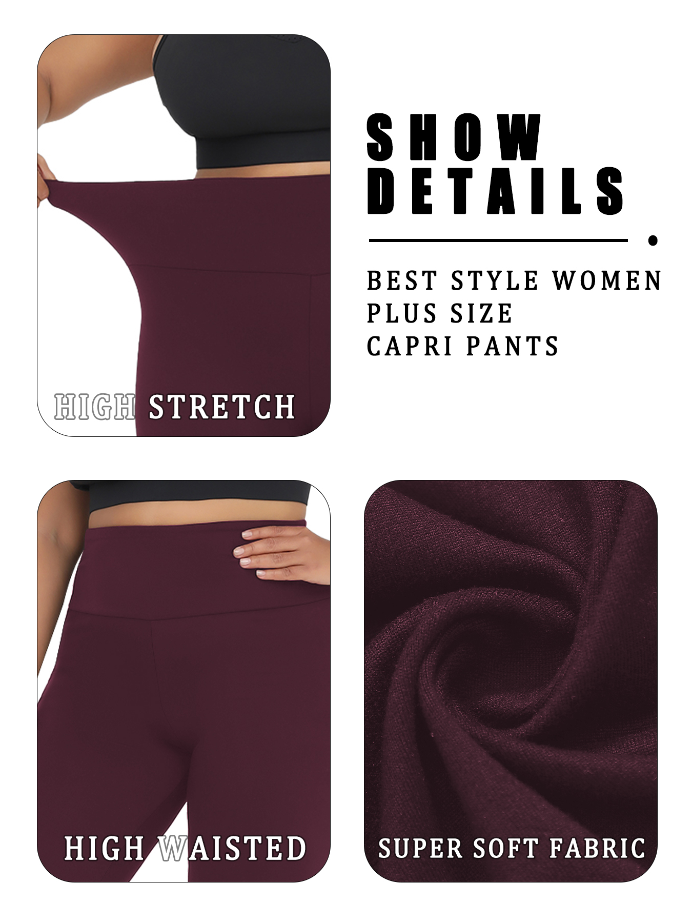 Plus Size Women's High Waisted - огляд і ціна Pilates Yoga Outfit