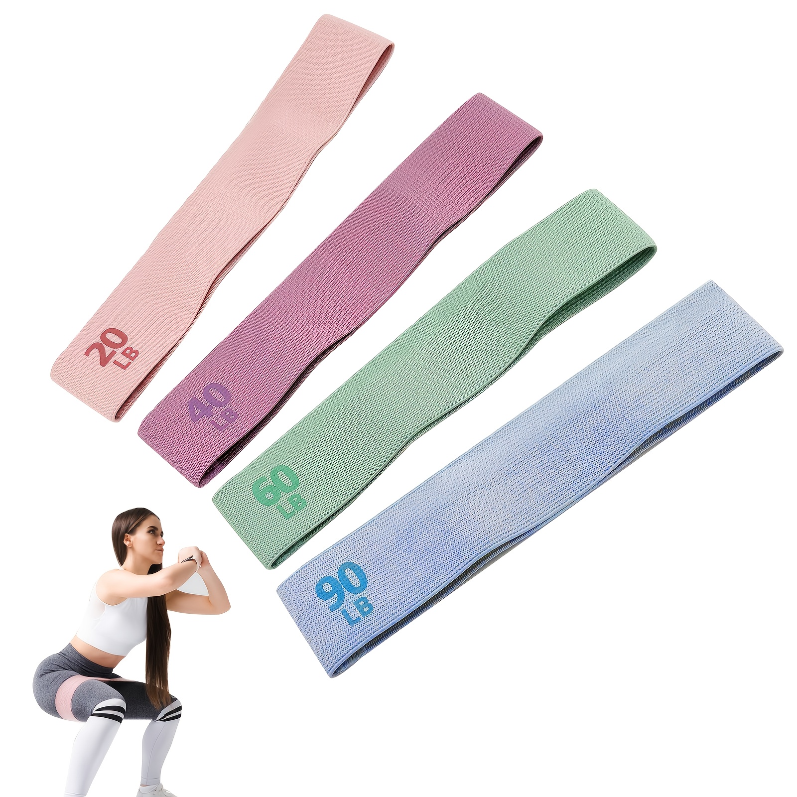 Fitness Resistance Bands with  - огляд і ціна Pilates Yoga Kit