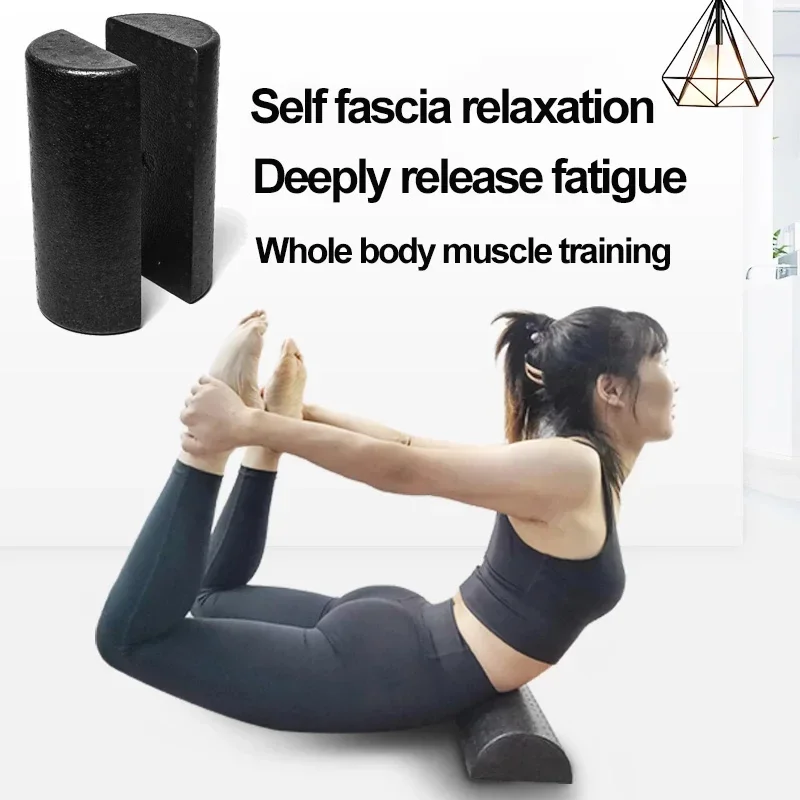 New Half Round Epp Foam Roller - огляд і ціна Pilates Yoga Block Exercises