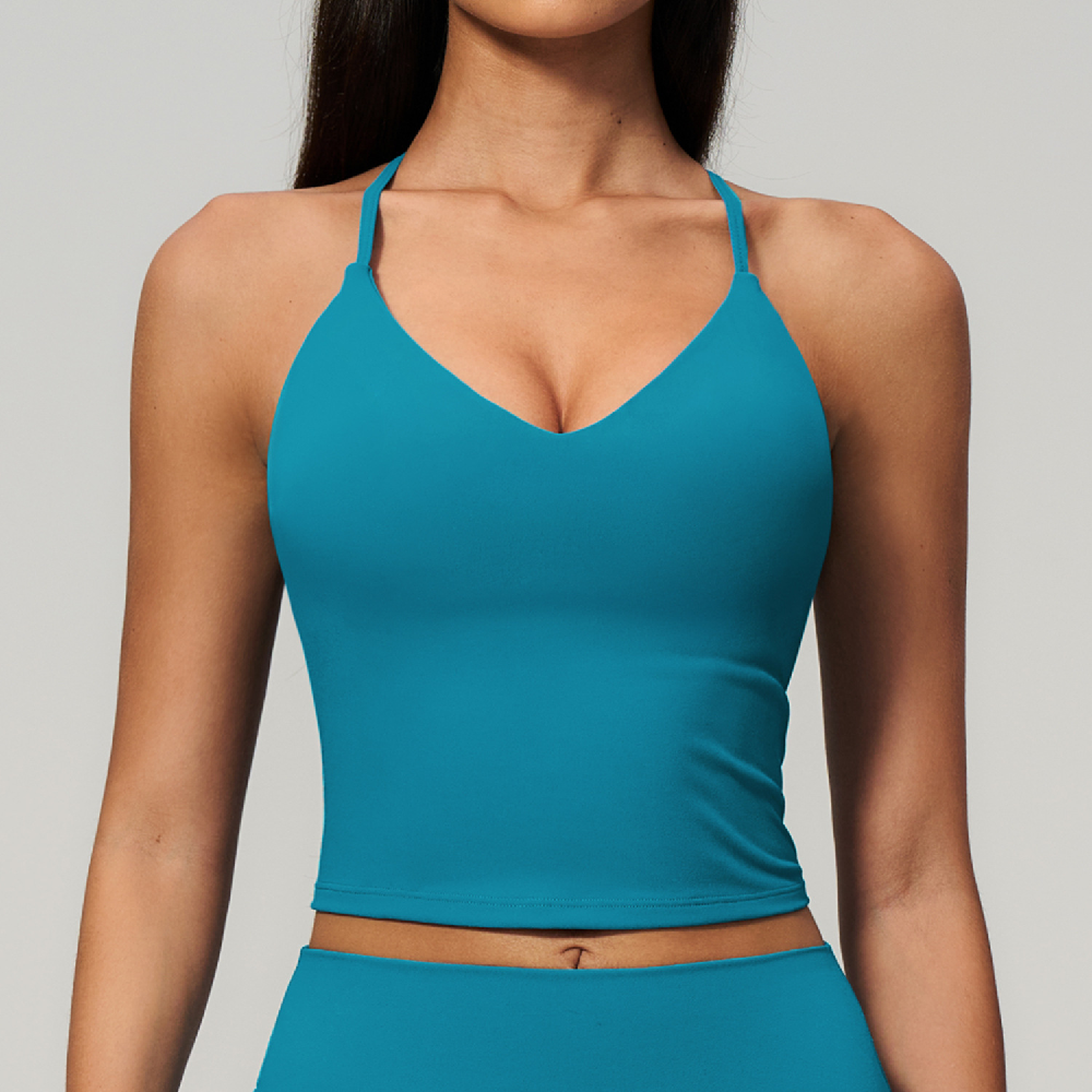 Summer Yoga Tank Top Women Sho - огляд і ціна Pilates Yoga Wrap Top