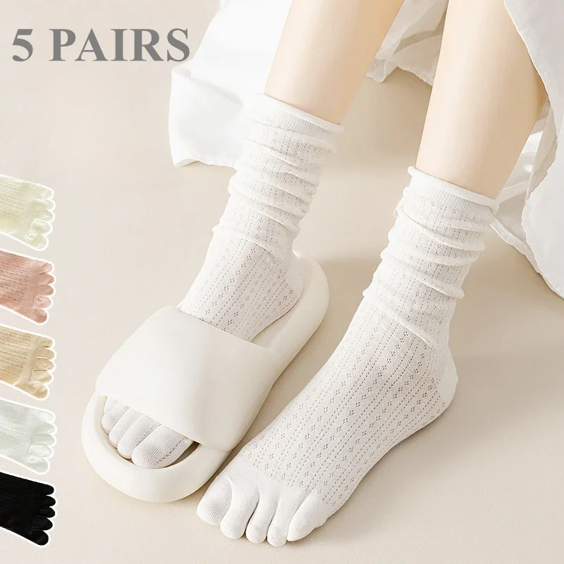 5 Pairs Loose Socks with Five  - огляд і ціна Pilates Yoga Hose