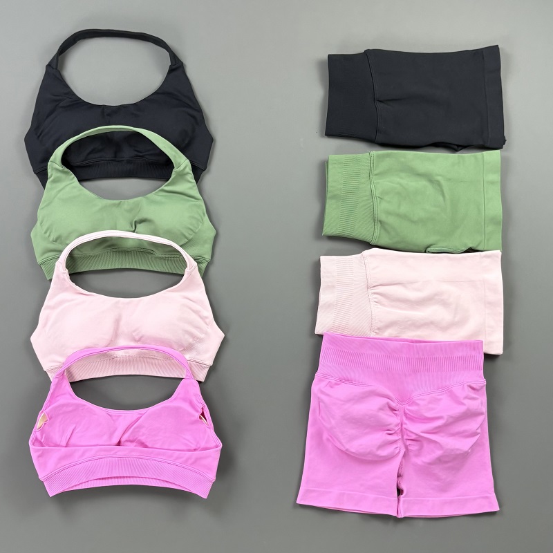 2Pcs Workout Set Women Halter  - огляд і ціна Pilates Yoga Kit