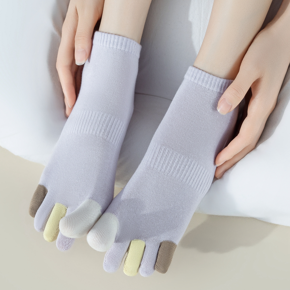 5 Pairs Anti-slip Toe Socks Wo - огляд і ціна Pilates Yoga Hose