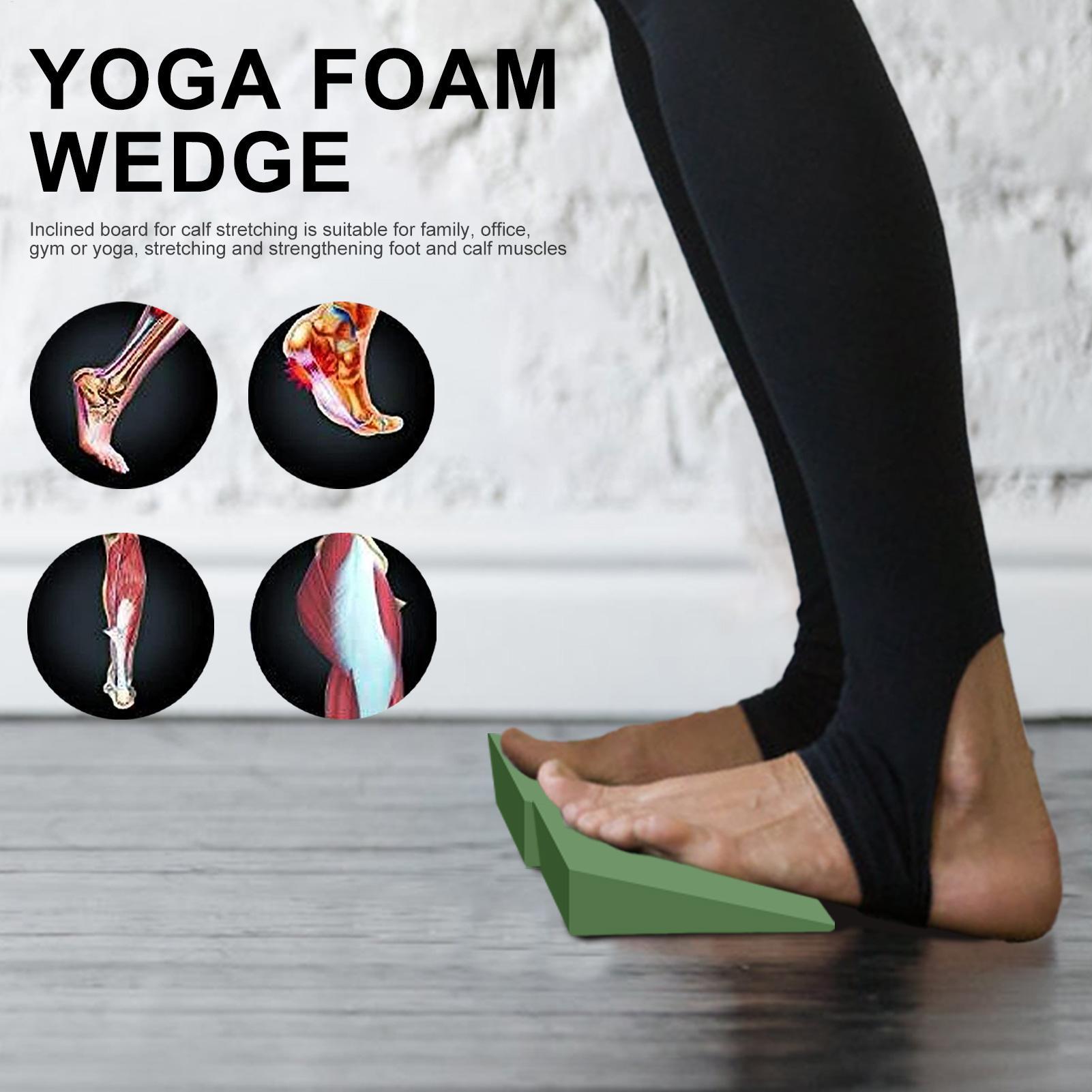 1Pairs Yoga Wedge Blocks EVA F - огляд і ціна Pilates Yoga Block Exercises