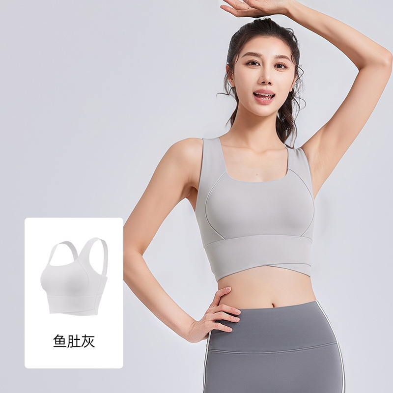 Women High Waist Crisscross Sp - огляд і ціна Pilates Yoga Wrap Top