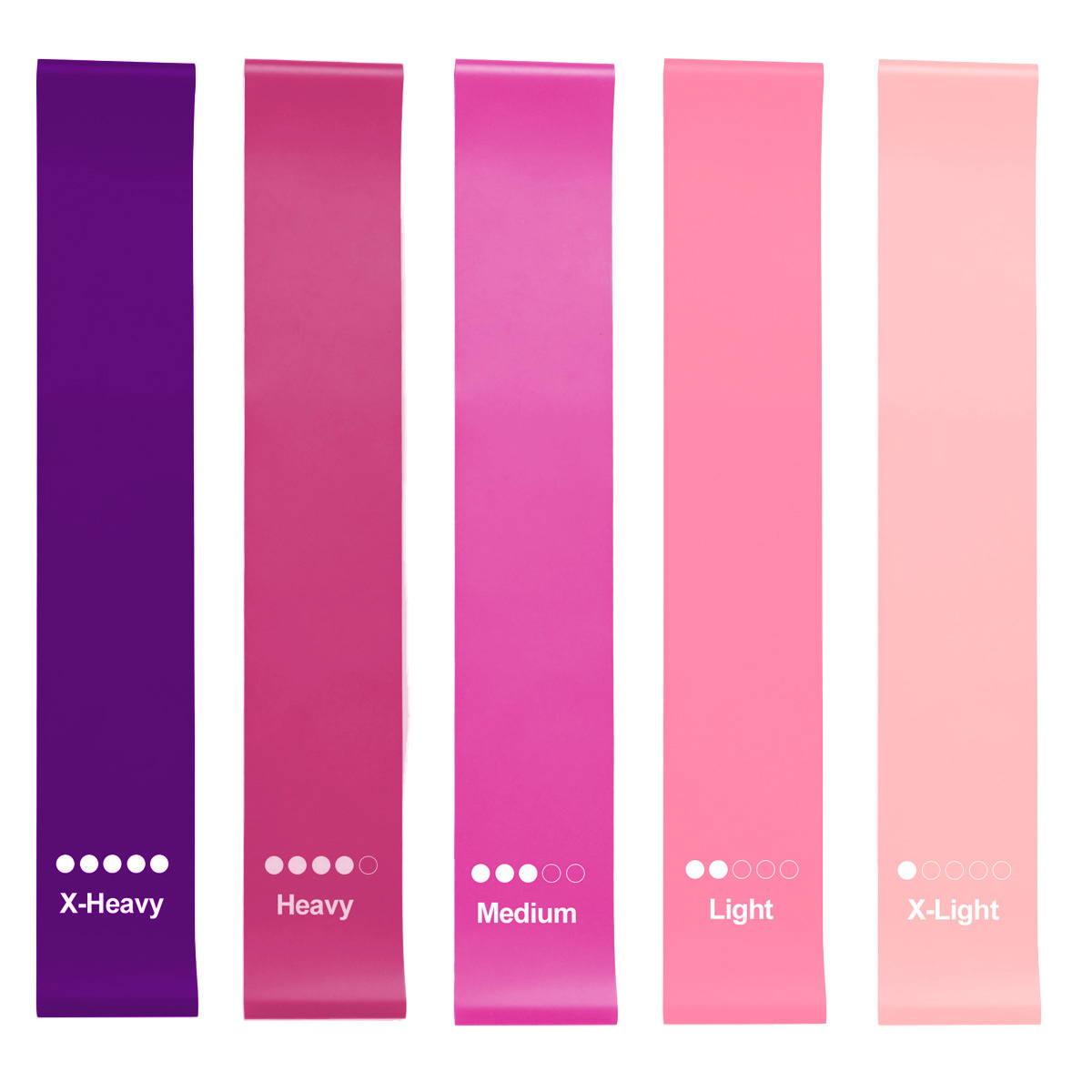 5 Pack TPE Loop Resistance Ban - огляд і ціна Pilates Yoga Bag