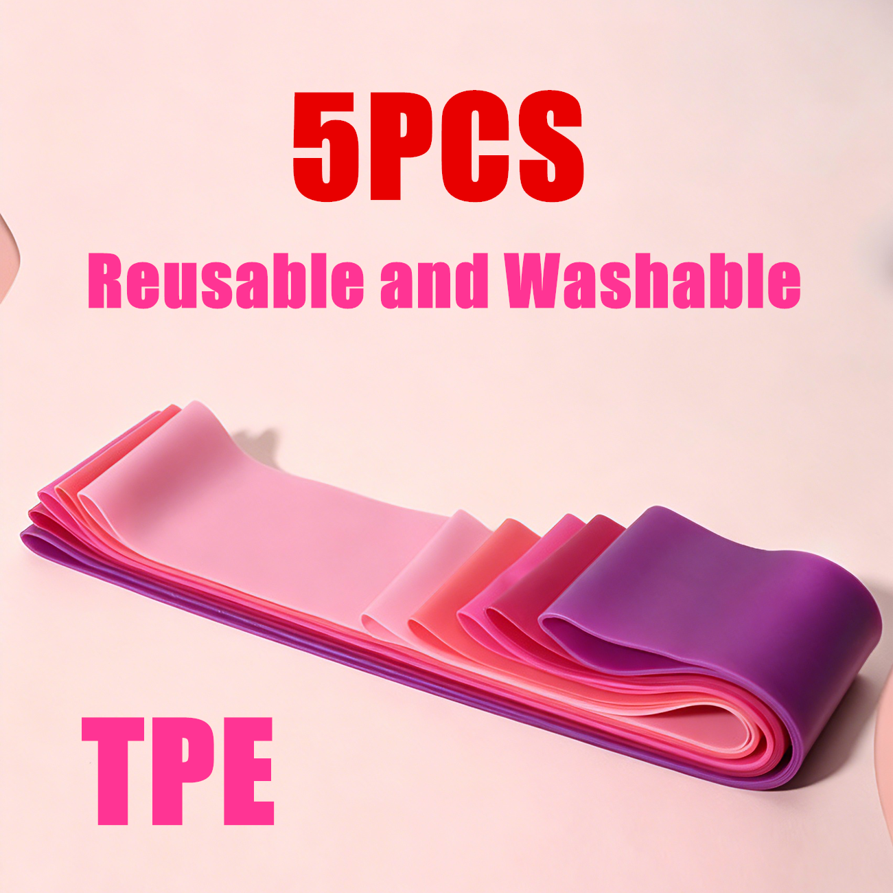 5 Pack TPE Loop Resistance Ban - огляд і ціна Pilates Yoga Bag