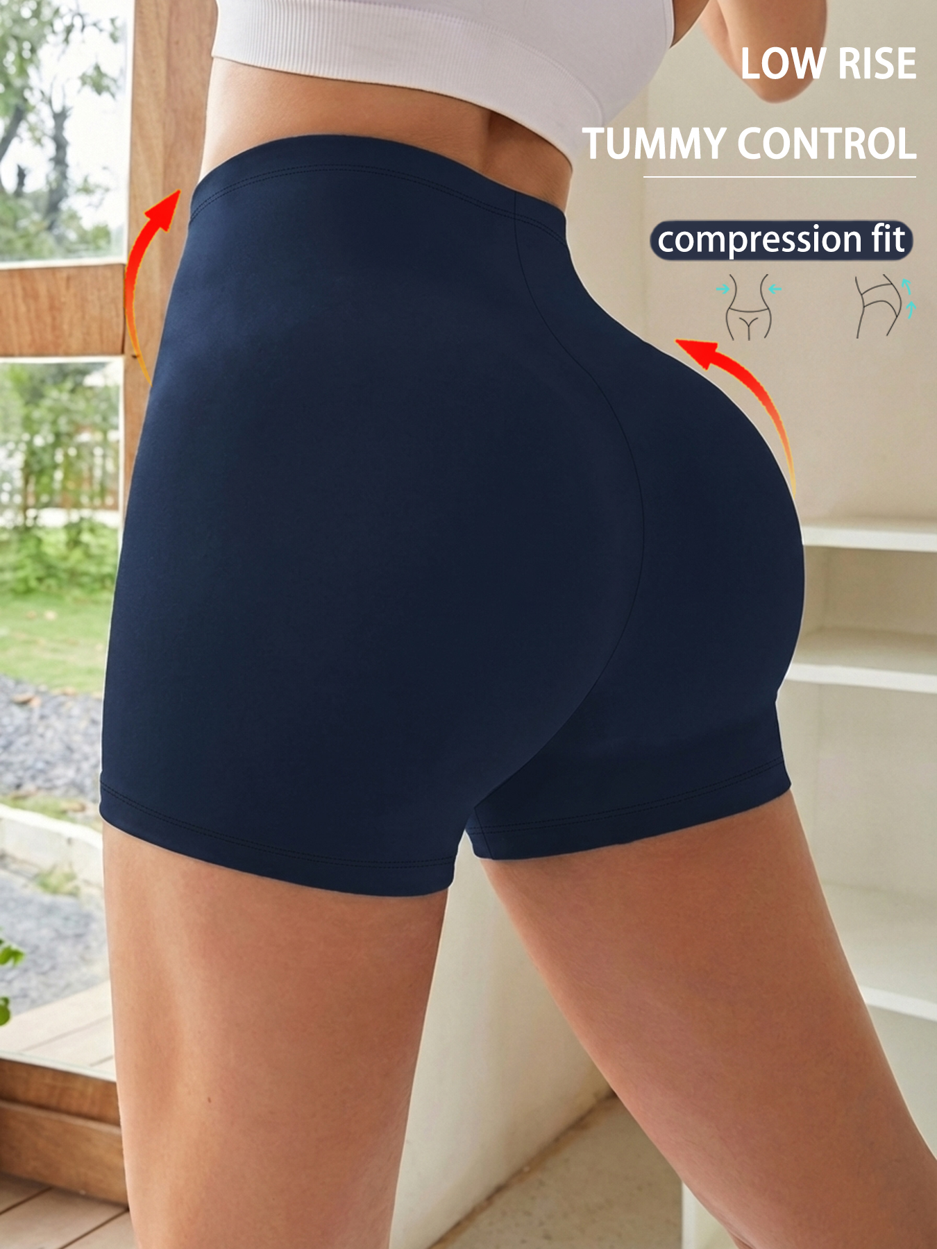 Plus Size Biker Shorts For Wom - огляд і ціна Pilates Yoga Outfit