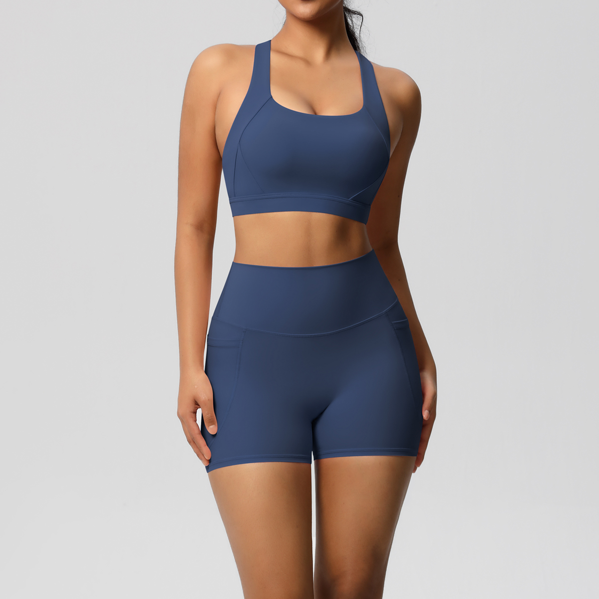 2PCS Sportswear With Pocketed  - огляд і ціна Pilates Yoga Outfit