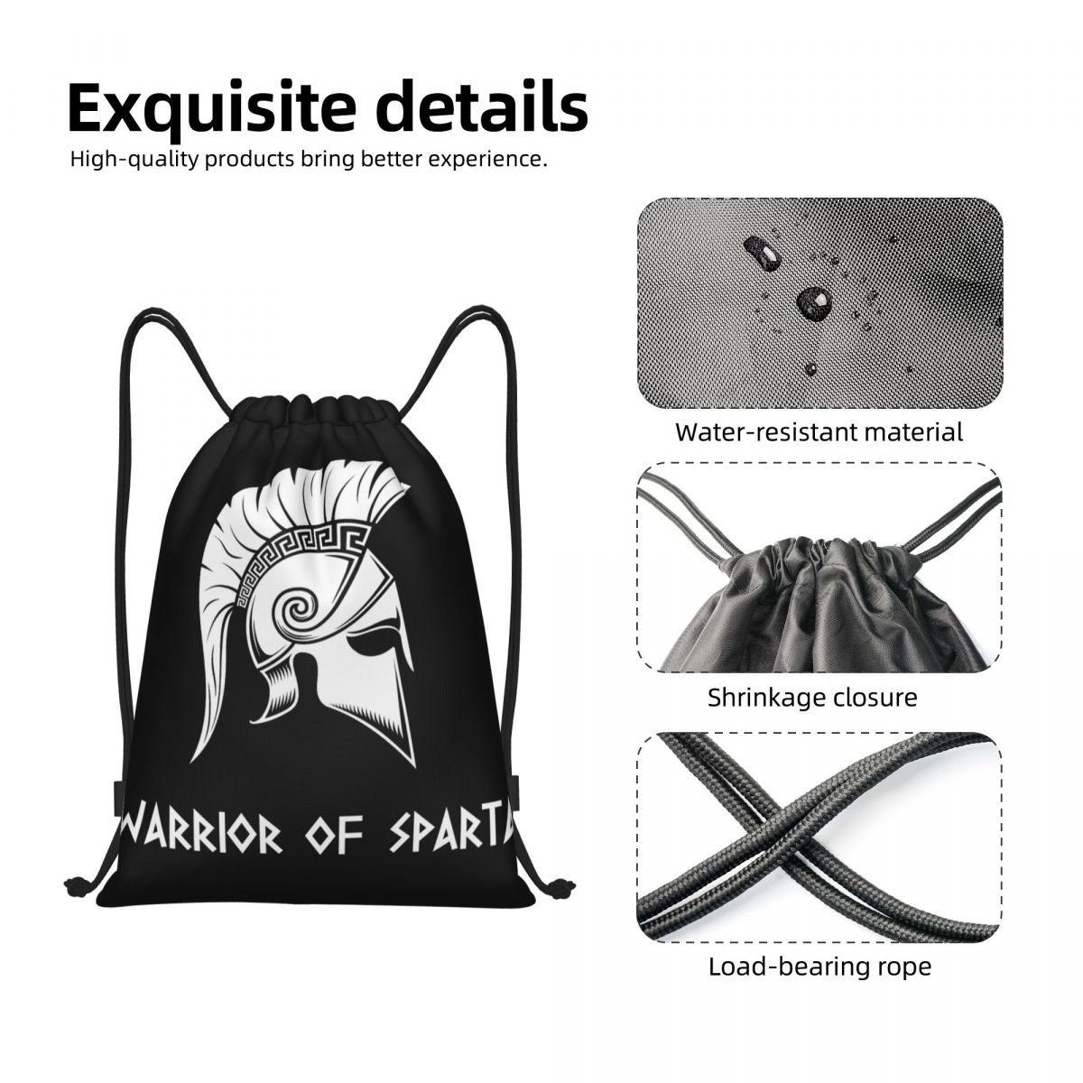 Custom Warrior Of Sparta Draws - огляд і ціна Pilates Yoga Bag