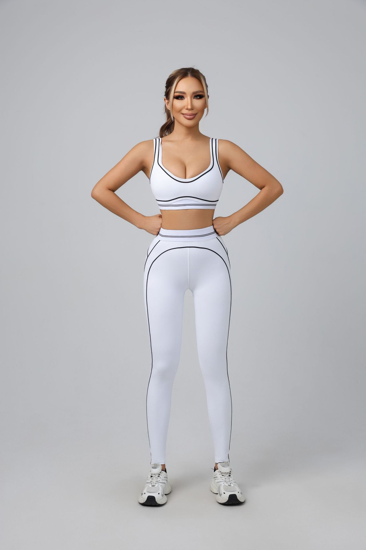 Yoga Suit Women Sport Set Pila - огляд і ціна Pilates Yoga Wrap Top