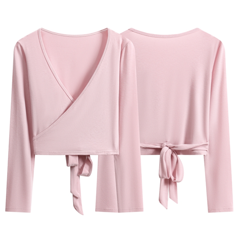 DRUR Long Sleeve Wrap Yoga Top - огляд і ціна Pilates Yoga Wrap Top