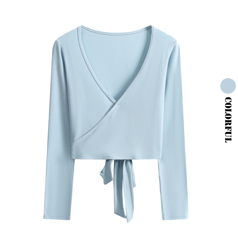 DRUR Long Sleeve Wrap Yoga Top - огляд і ціна Pilates Yoga Wrap Top