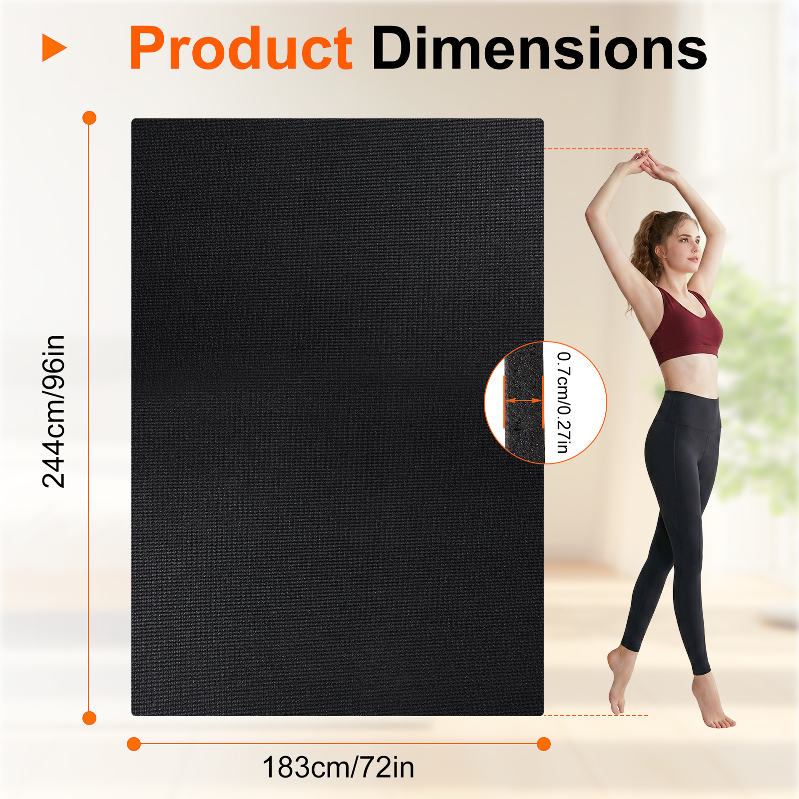 Extra Large Double Yoga Mat 96 - огляд і ціна Pilates Yoga For Beginners