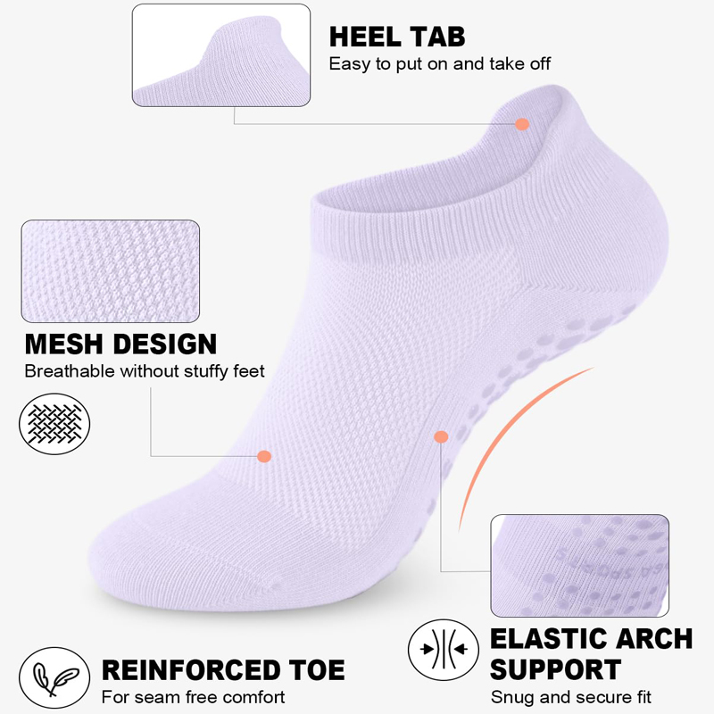 4 Pairs Non Slip Yoga Socks Wo - огляд і ціна Pilates Yoga Hose
