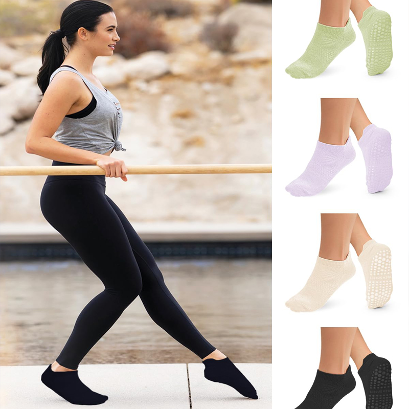 4 Pairs Non Slip Yoga Socks Wo - огляд і ціна Pilates Yoga Hose