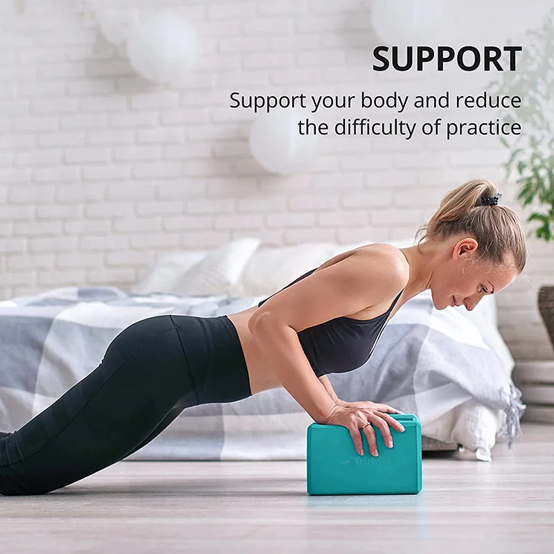 Yoga Building Blocks Cubes Pil - огляд і ціна Pilates Yoga Block Exercises
