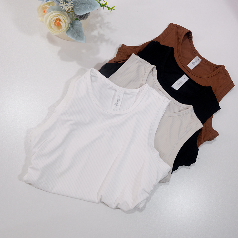 Summer Yoga Wear Ribbed Tank T - огляд і ціна Pilates Yoga Wrap Top
